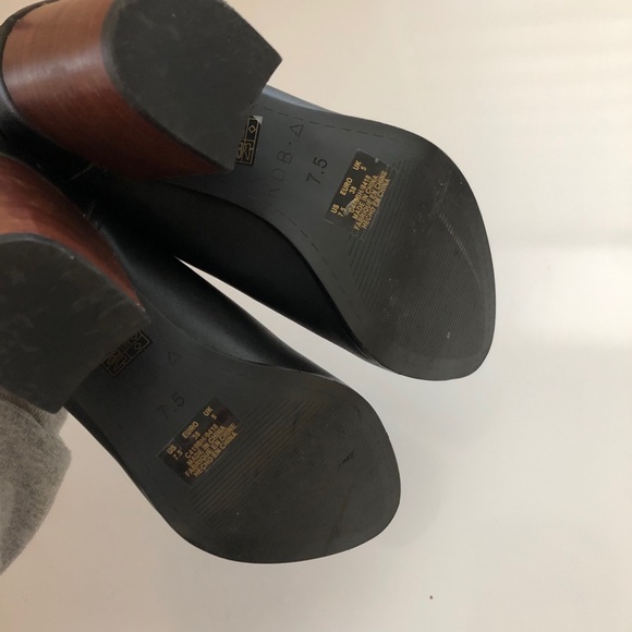 Kelsi Dagger Wesley Black Leather Ankle Bootie - Picture 12 of 13